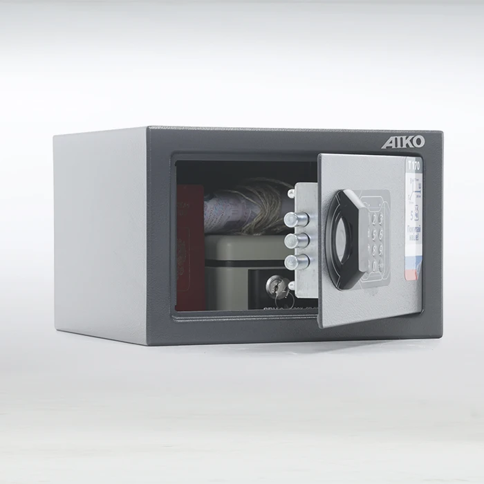 Сейф для офиса и дома с электронным замком AIKO T-170 EL фото СтеллажМастер Сейф для офиса и дома с электронным замком AIKO T-170 EL фото СтеллажМастер